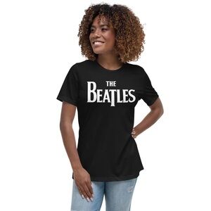 The Beatles Black and white Women's graphic T-Shirt M